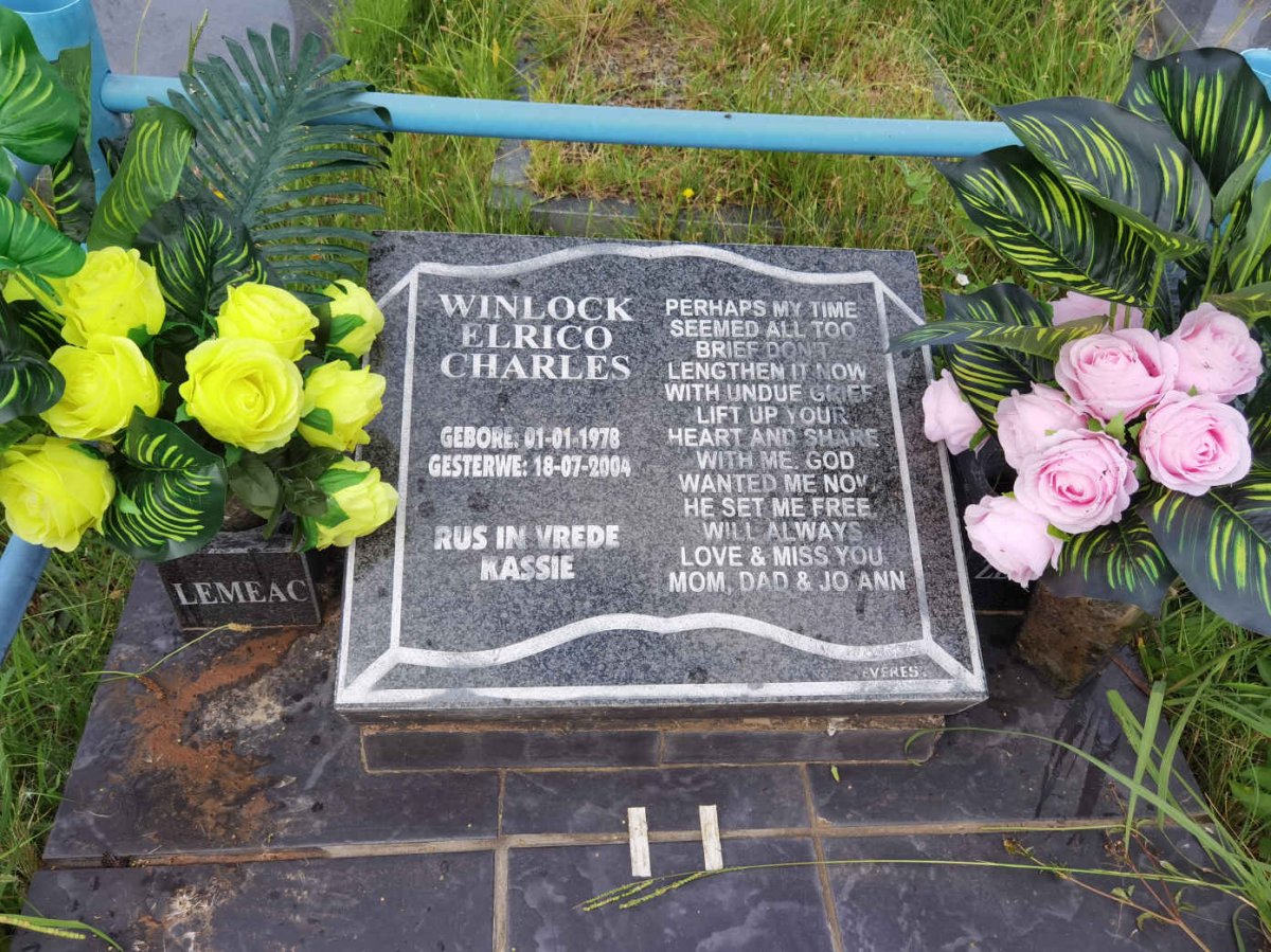 WINLOCK Elrico Charles 1978-2004
