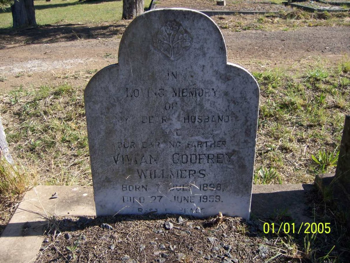 WILLMERS Vivian Godfrey 1898-1959
