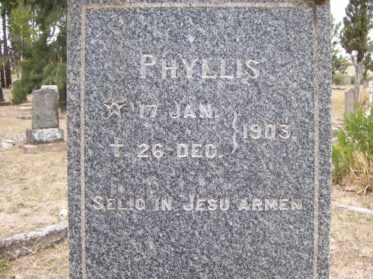 WINKELMANN Phyllis 1903-1903