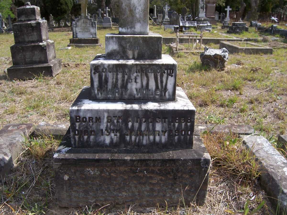 WILEY Mary 1898-1900