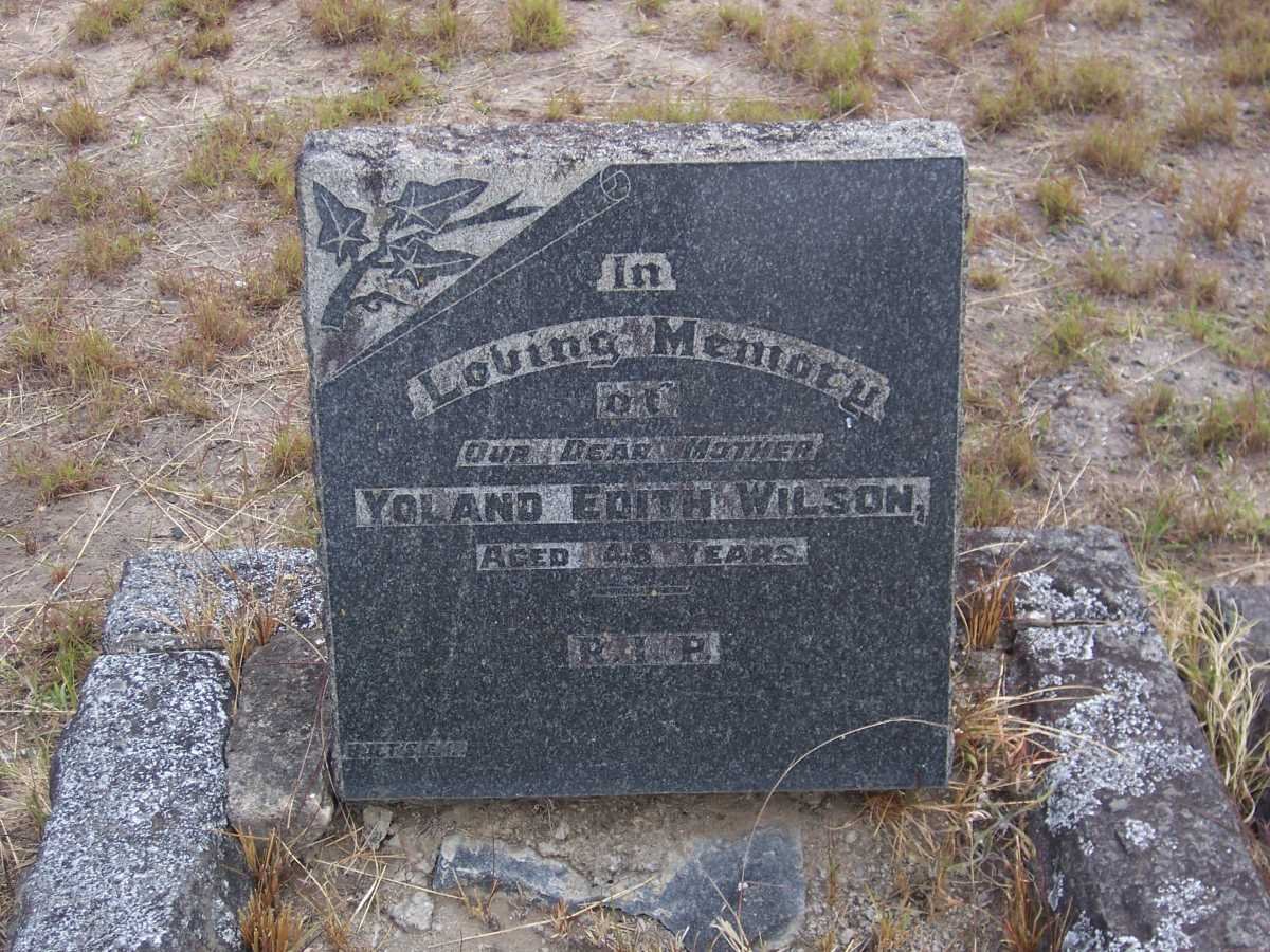 WILSON Yoland Edith