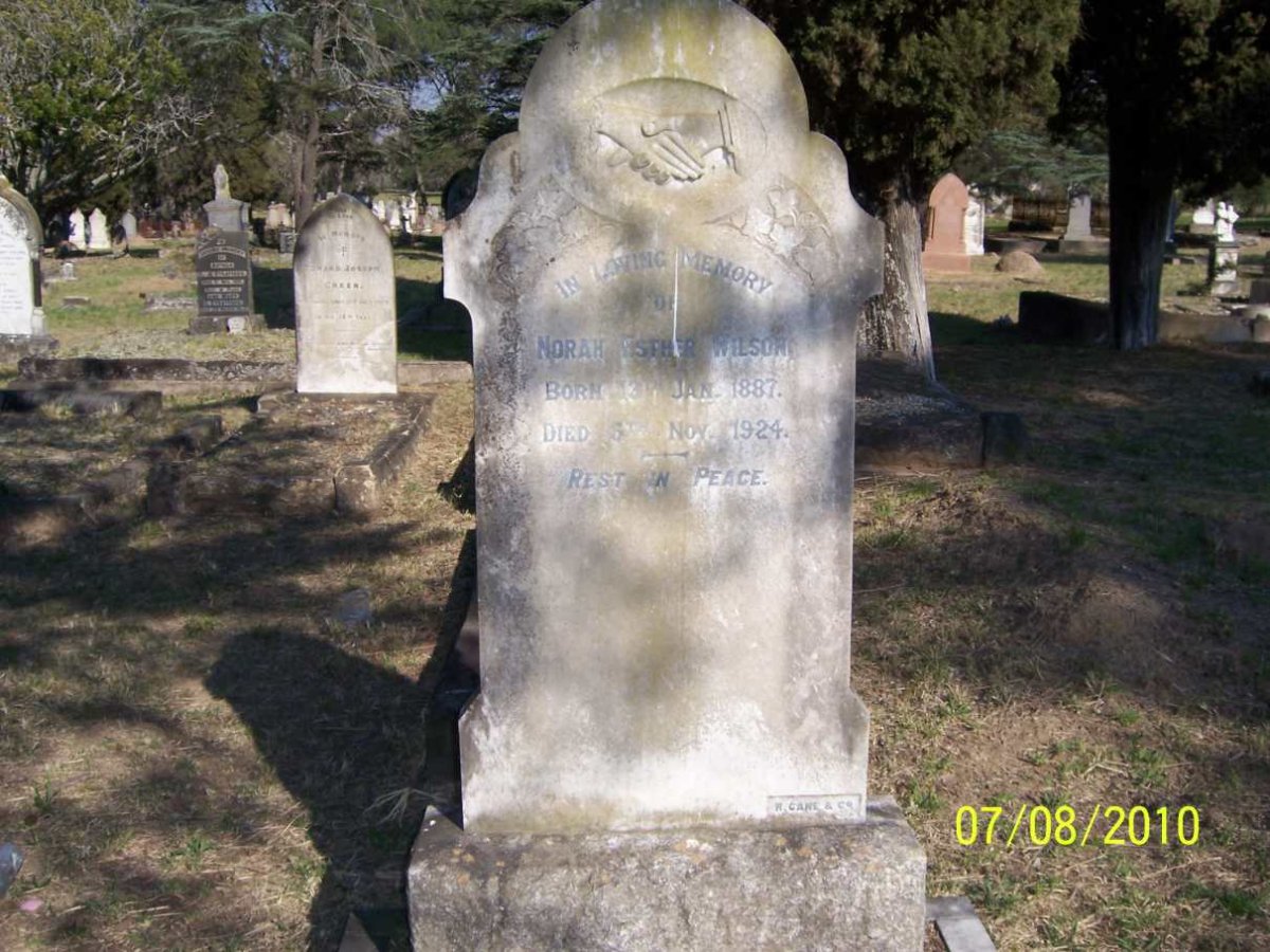 WILSON Norah Esther 1887-1924