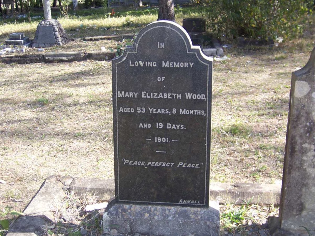 WOOD Mary Elizabeth -1901