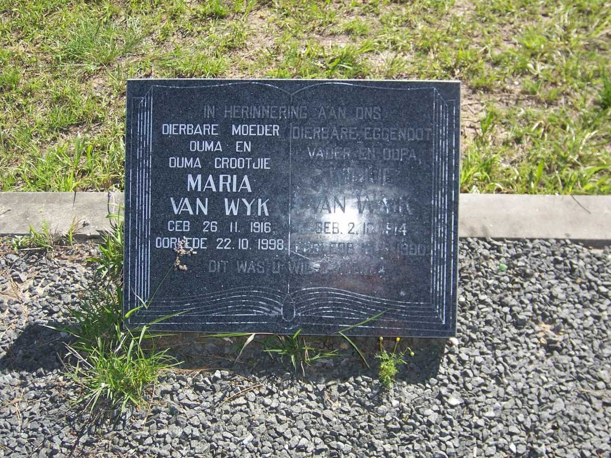 WYK Willie, van 1914-1980 &amp; Maria 1916-1998