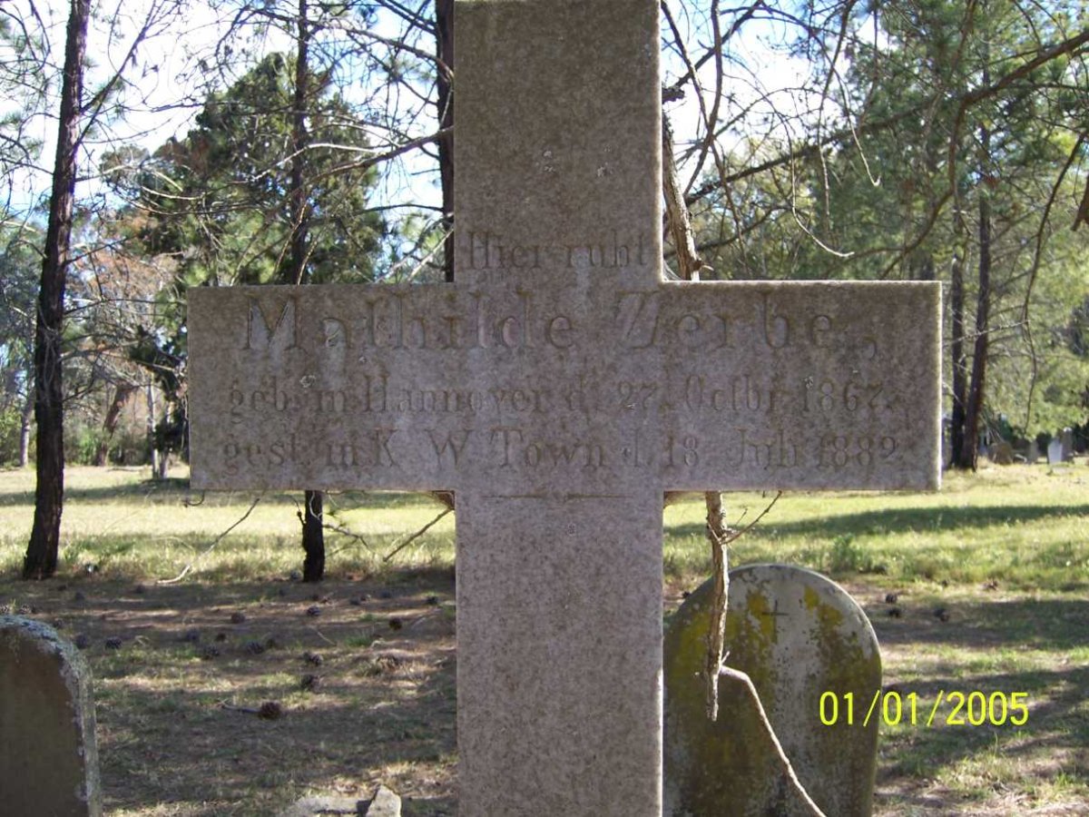 ZERBE Mathilde 1862-1889