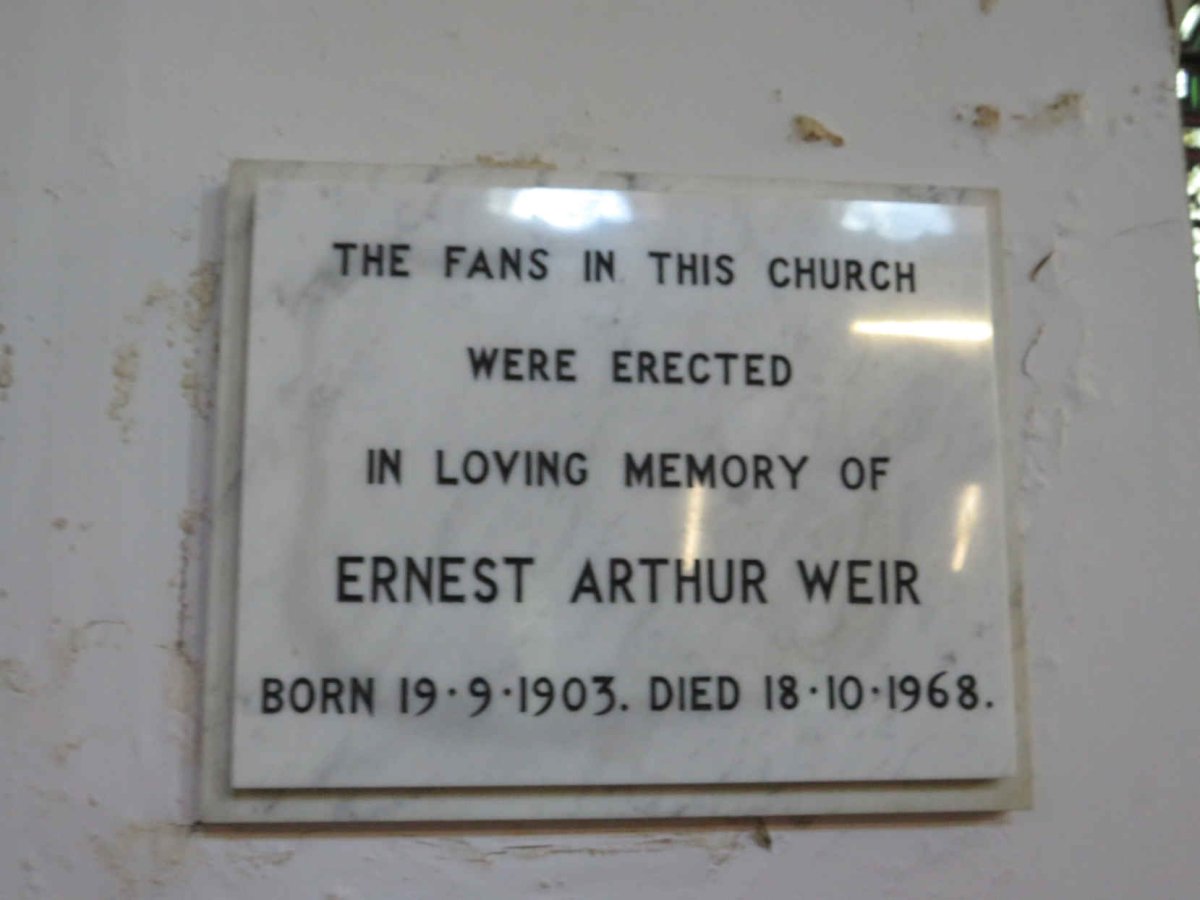 WEIR Ernest Arthur 1903-1968