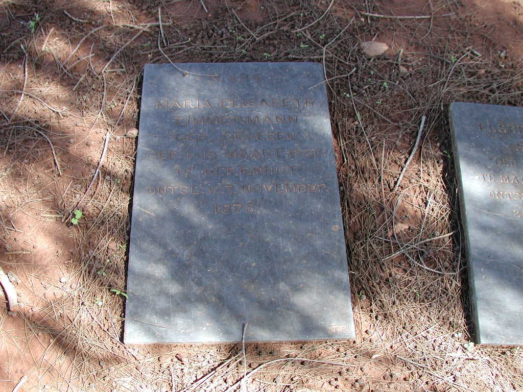 ZIMMERMAN Maria Elisabeth 18??-1876
