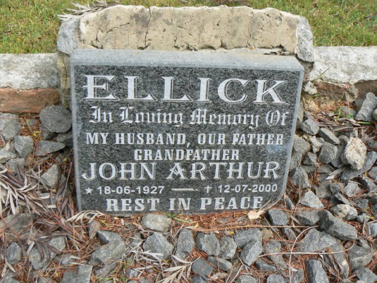 ELLICK John Arthur 1927-2000