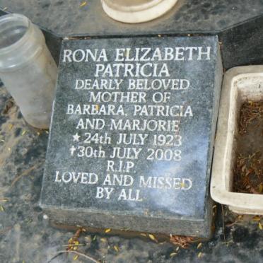 MITCHELL Rona Elizabeth Patricia 1923-2008
