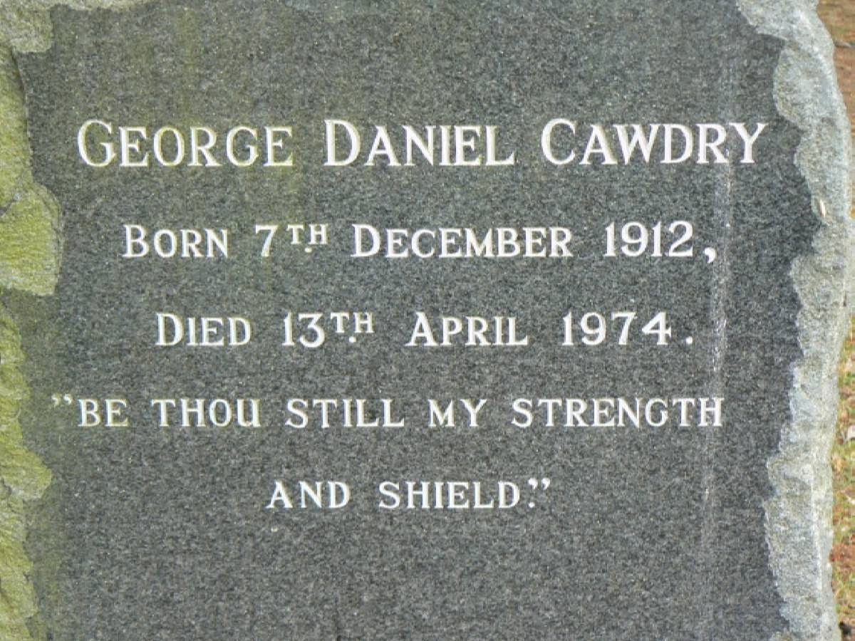 CAWDRY George Daniel 1912-1974