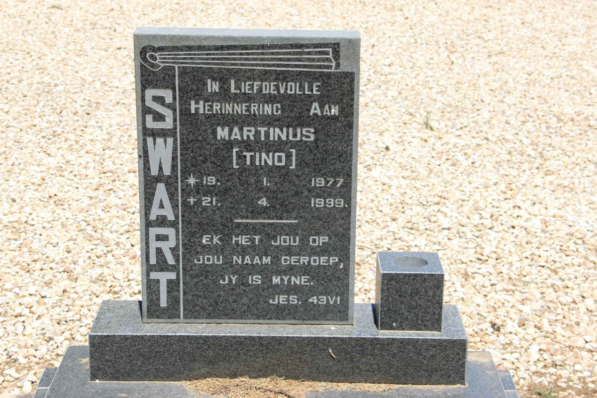 SWART Martinus 1977-1999