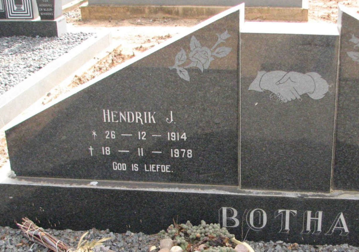 BOTHA Hendrik J. 1914-1978