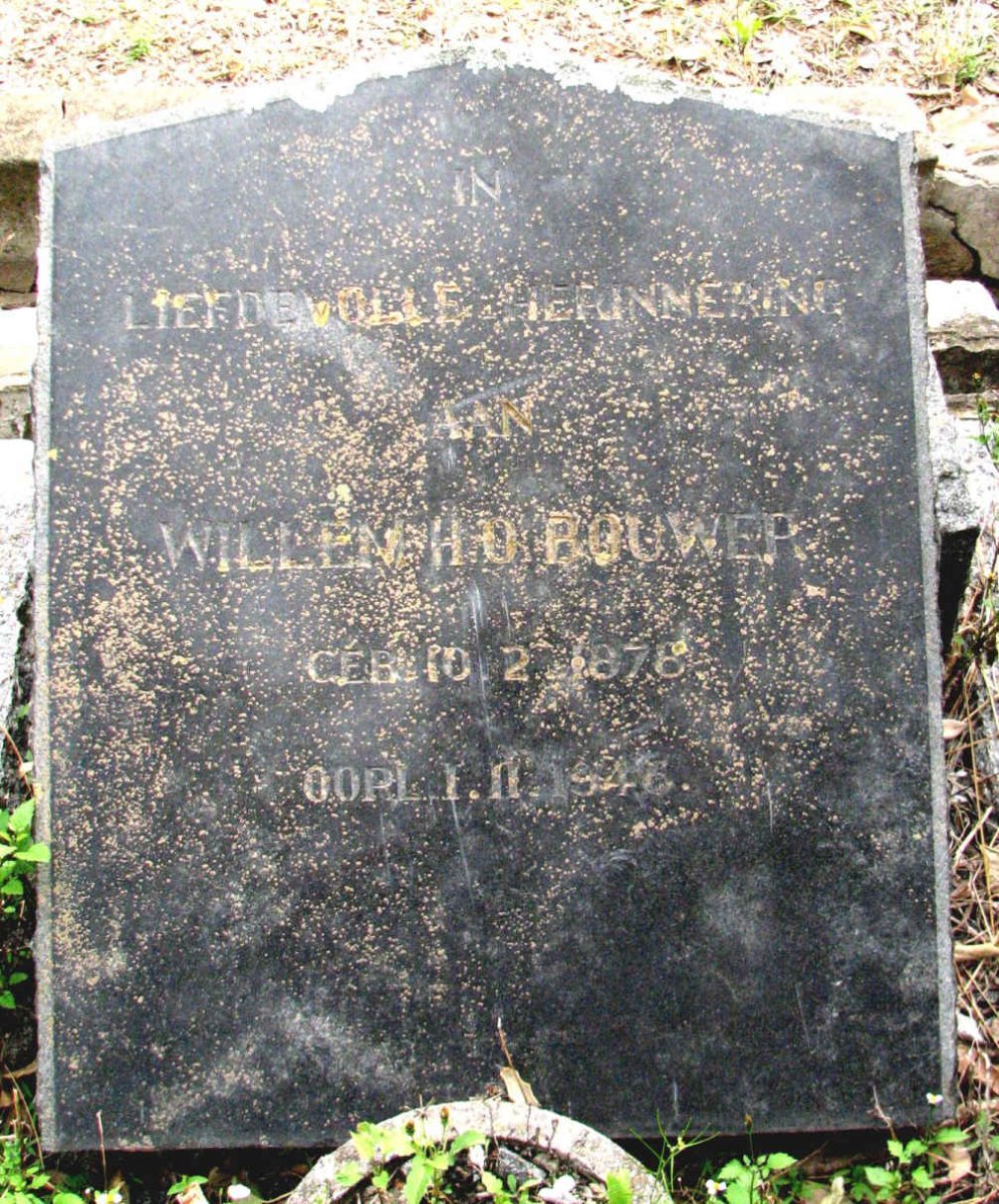BOUWER Willem H.O. 1878-1946