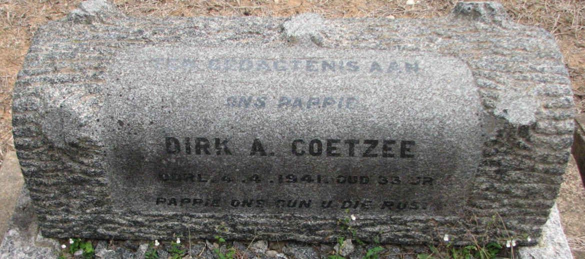 COETZEE Dirk A. -1941