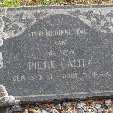 CALITZ Pieter 1931-1948