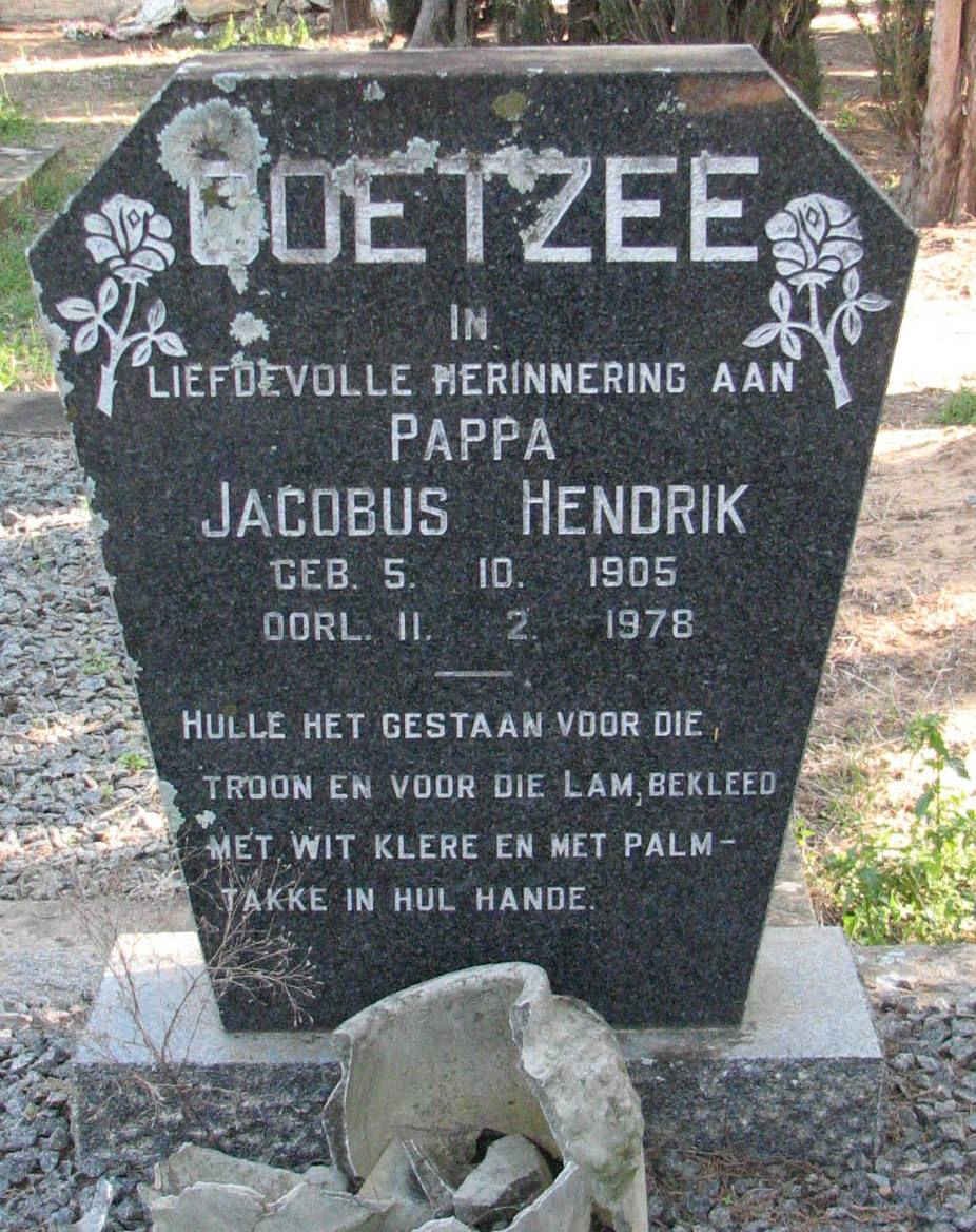COETZEE Jacobus Hendrik 1905-1978