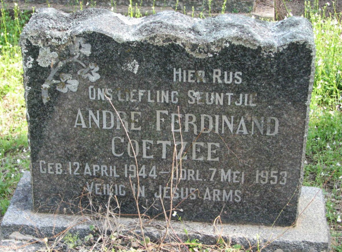 COETZEE Andre Ferdinand 1944-1953