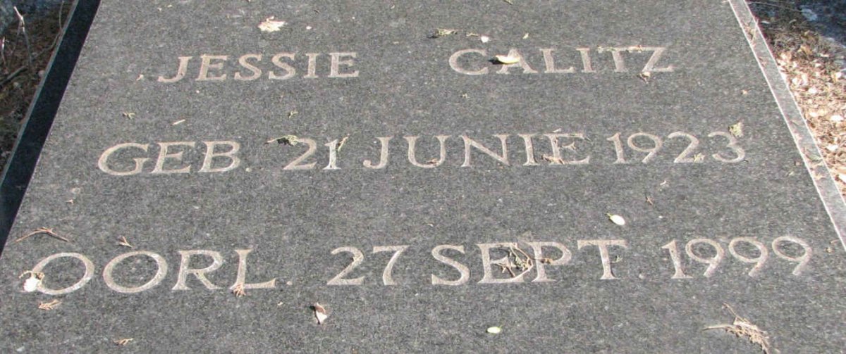 CALITZ Jessie 1923-1999