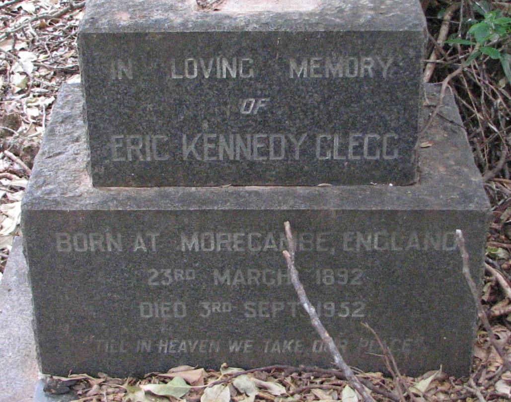 CLEGG Eric Kennedy 1892-1952