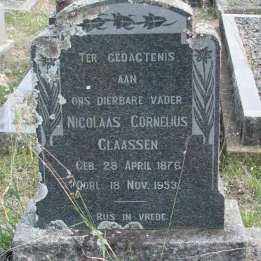CLAASSEN Nicolaas Cornelius 1876-1953
