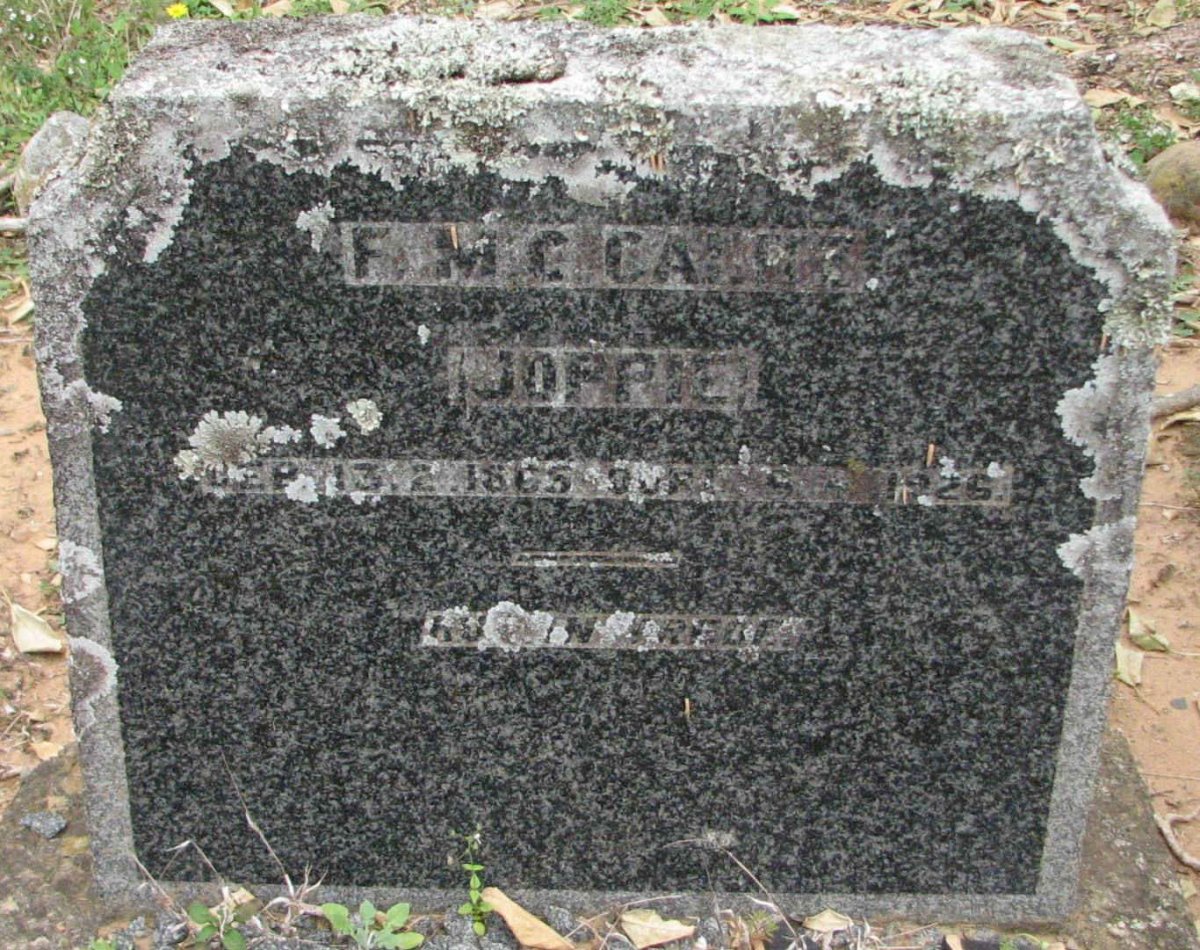CALITZ F.M.C. 1865-1925