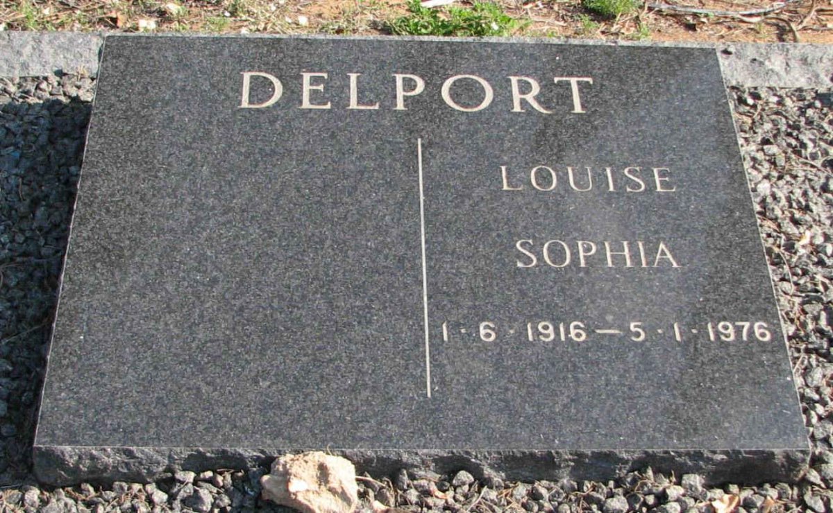 DELPORT Louisa Sophia 1916-1976