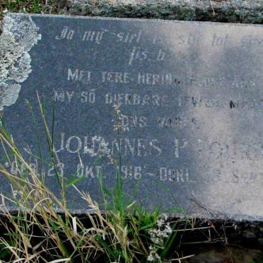 FOURIE Johannes P. 1916-1953