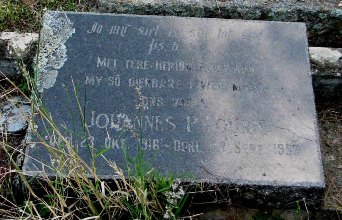 FOURIE Johannes P. 1916-1953