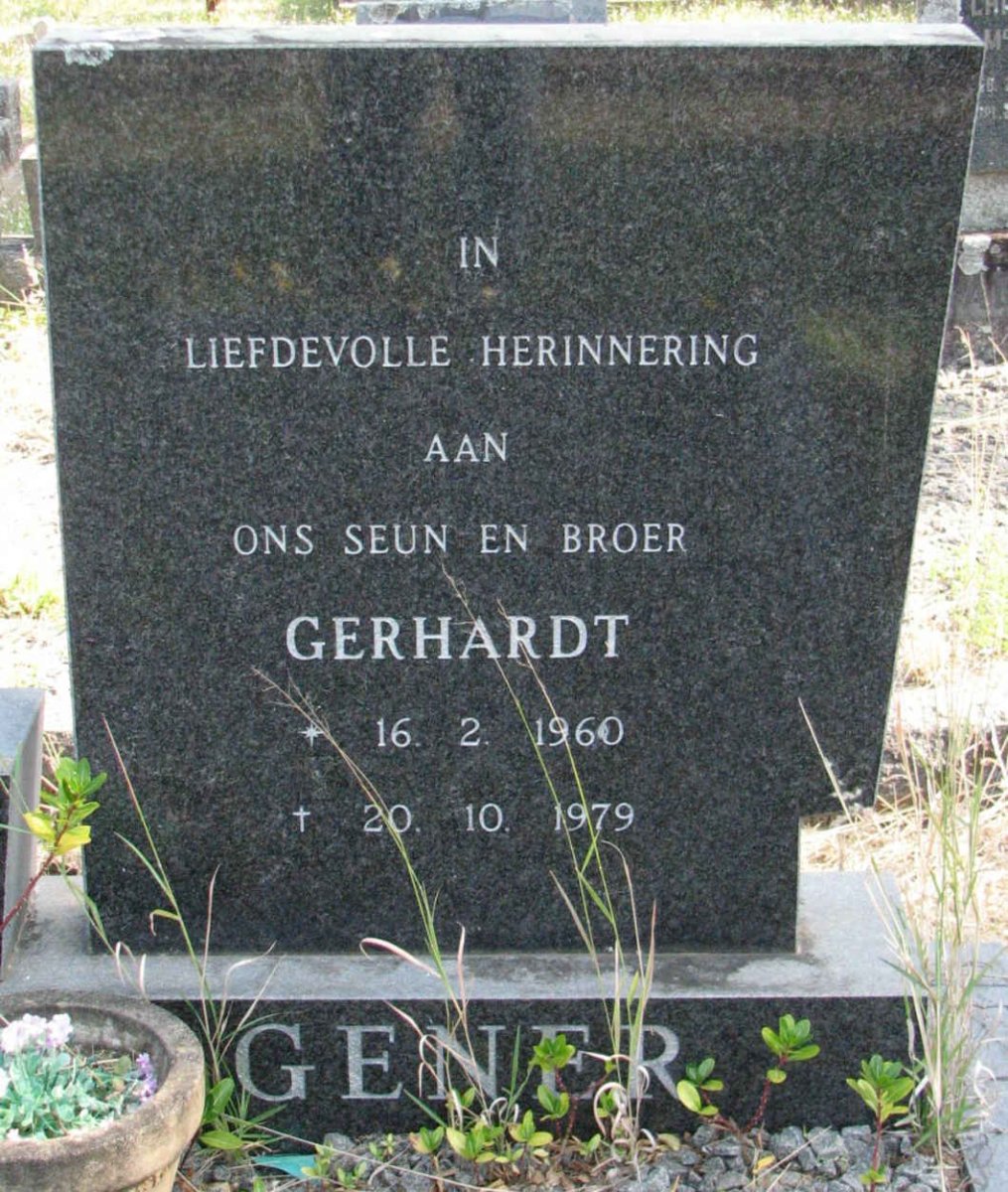 GENER Gerhardt 1960-1979
