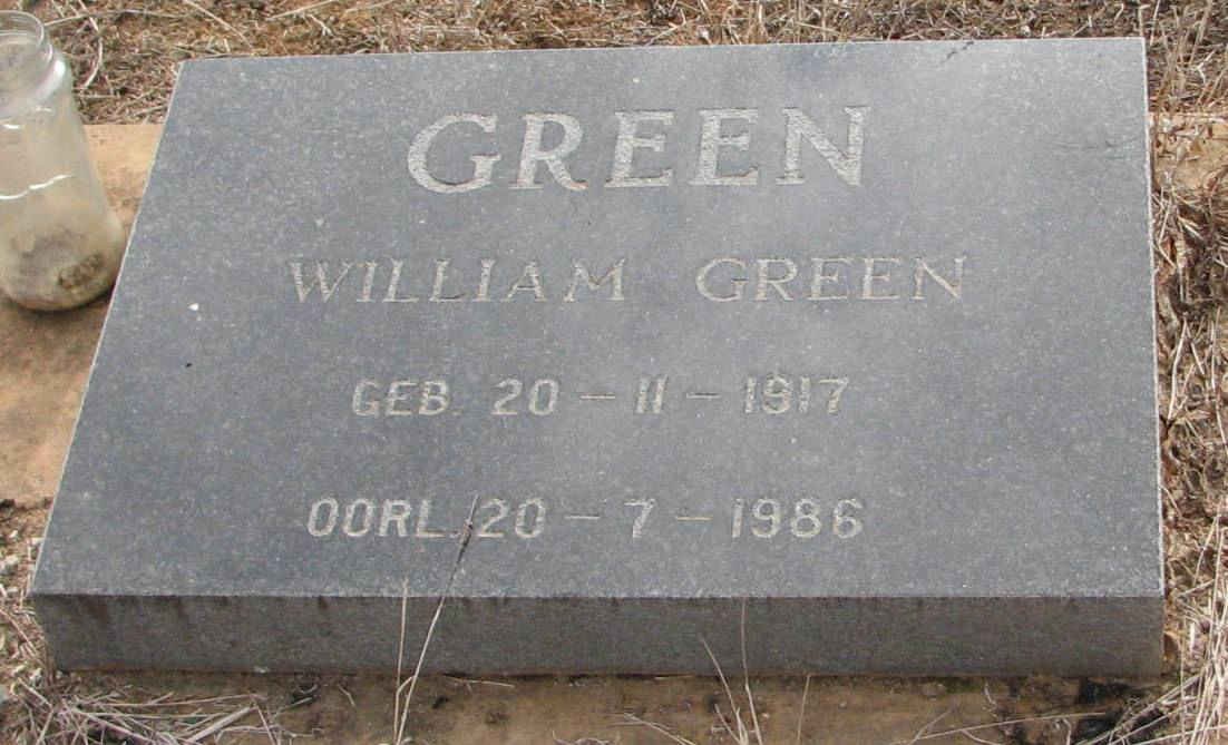 GREEN William 1917-1986