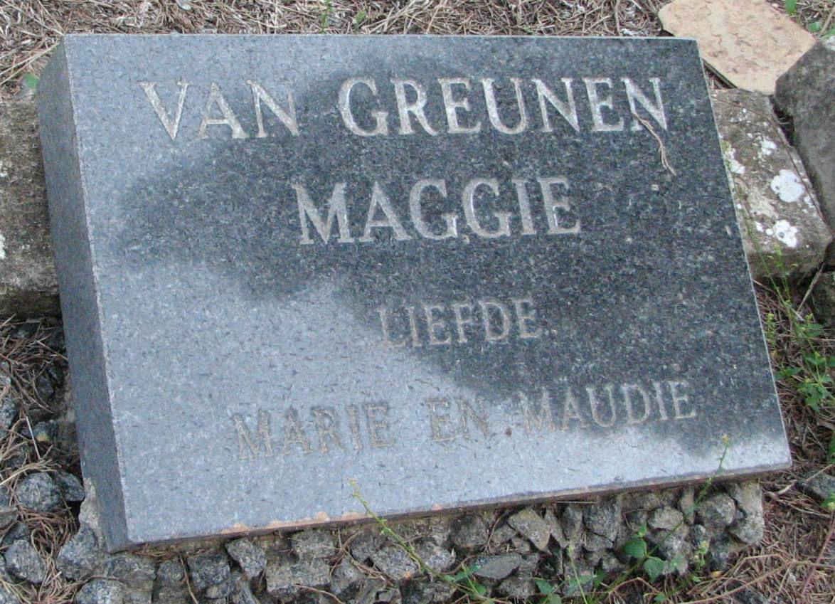 GREUNEN Maggie, van