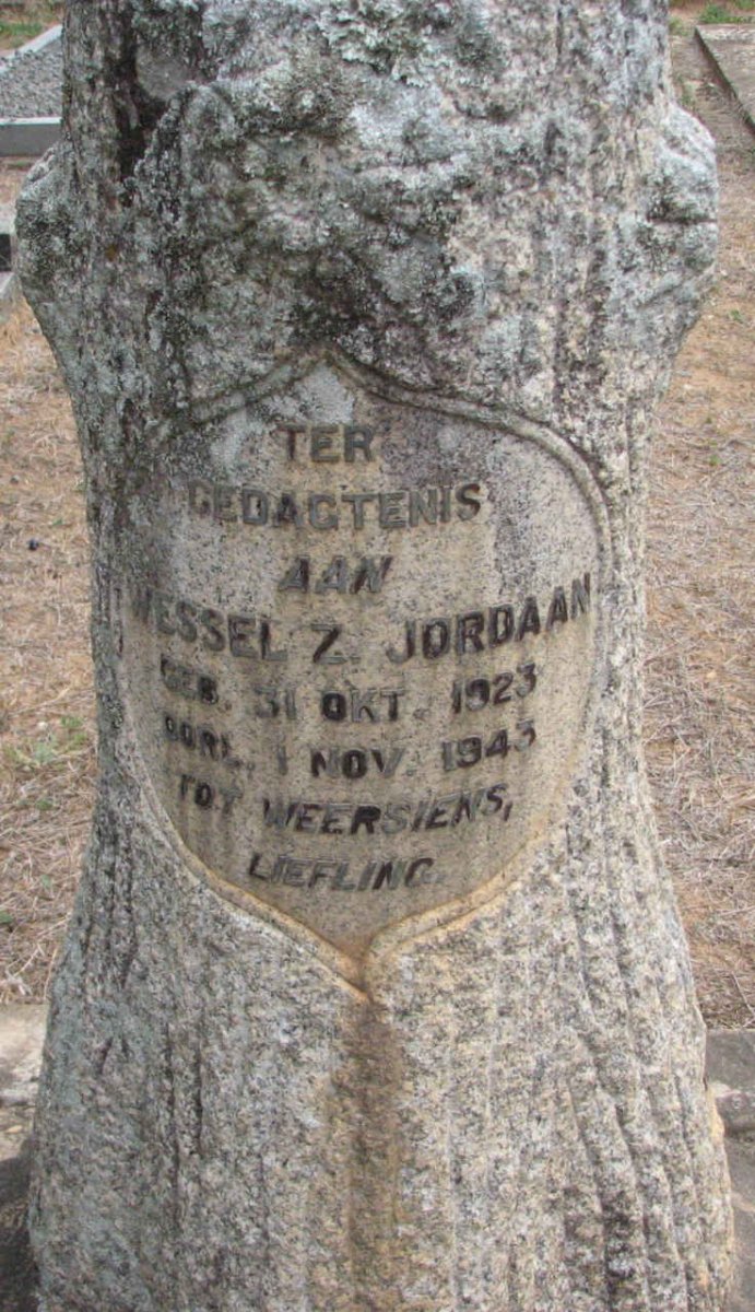 JORDAAN Wessel Z. 1923-1943