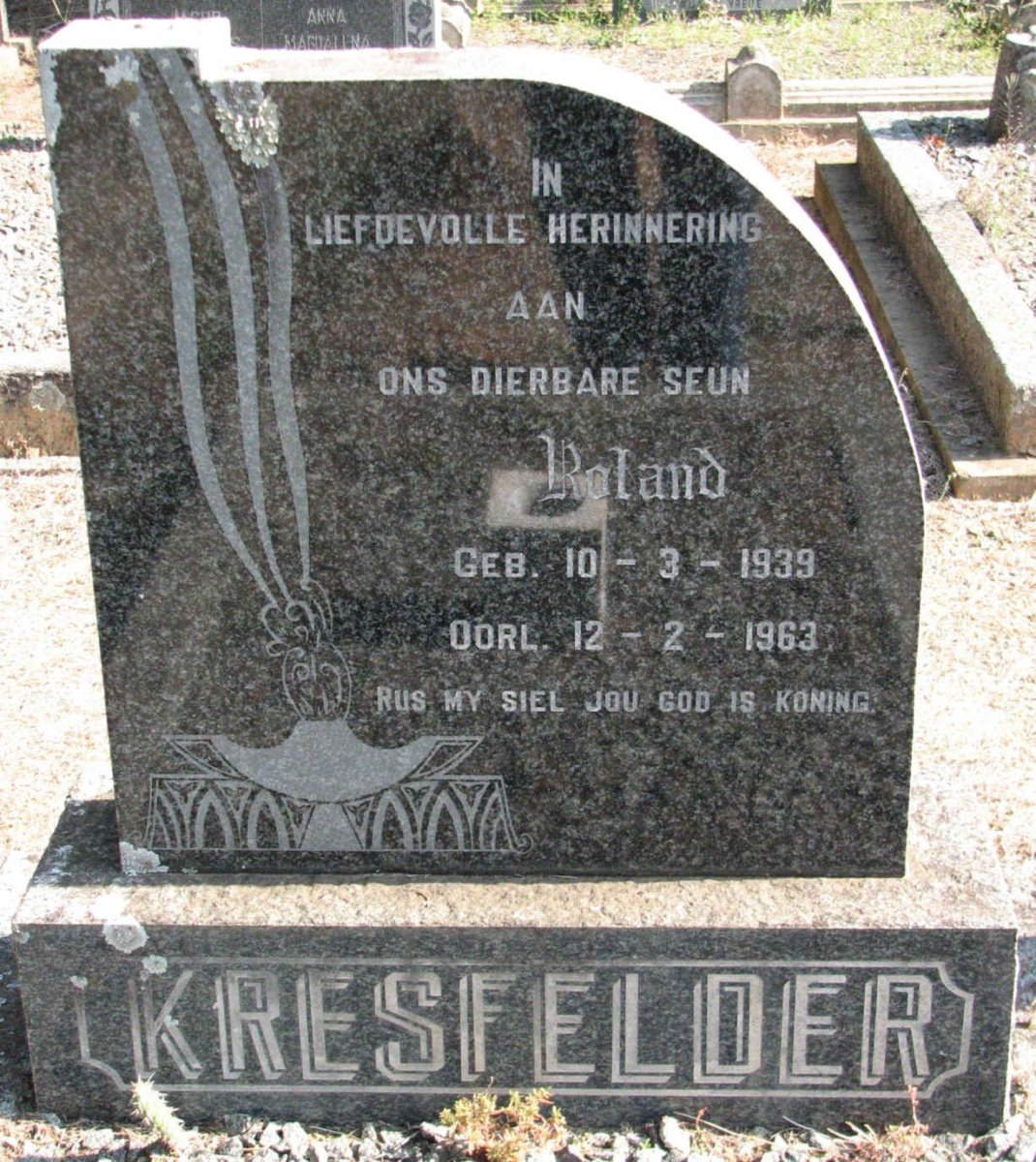 KRESFELDER Roland 1939-1963