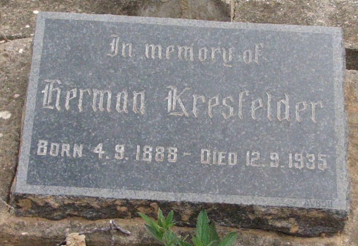 KRESFELDER Herman 1888-1935