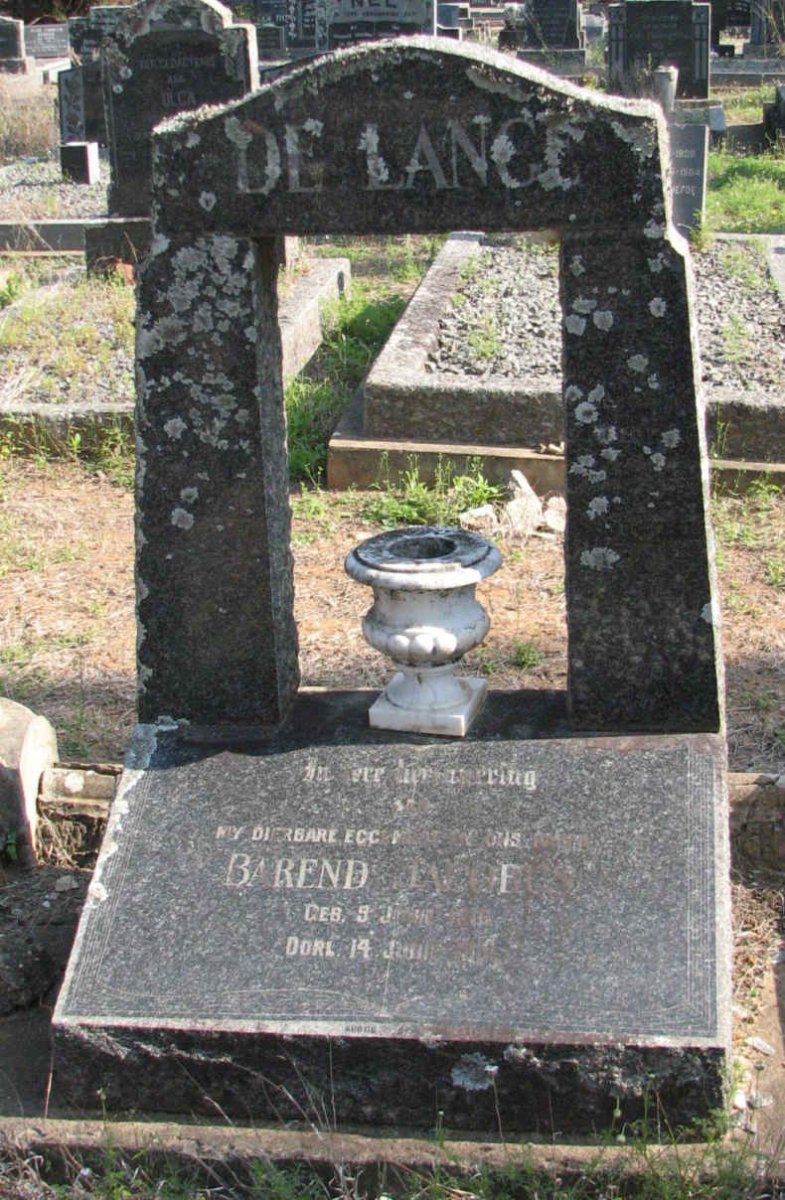 LANGE Barend Jacobus, de ?-?