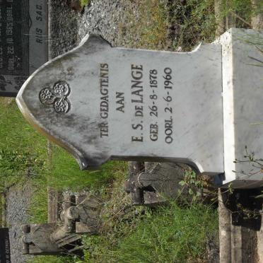 LANGE E.S., de 1878-1960