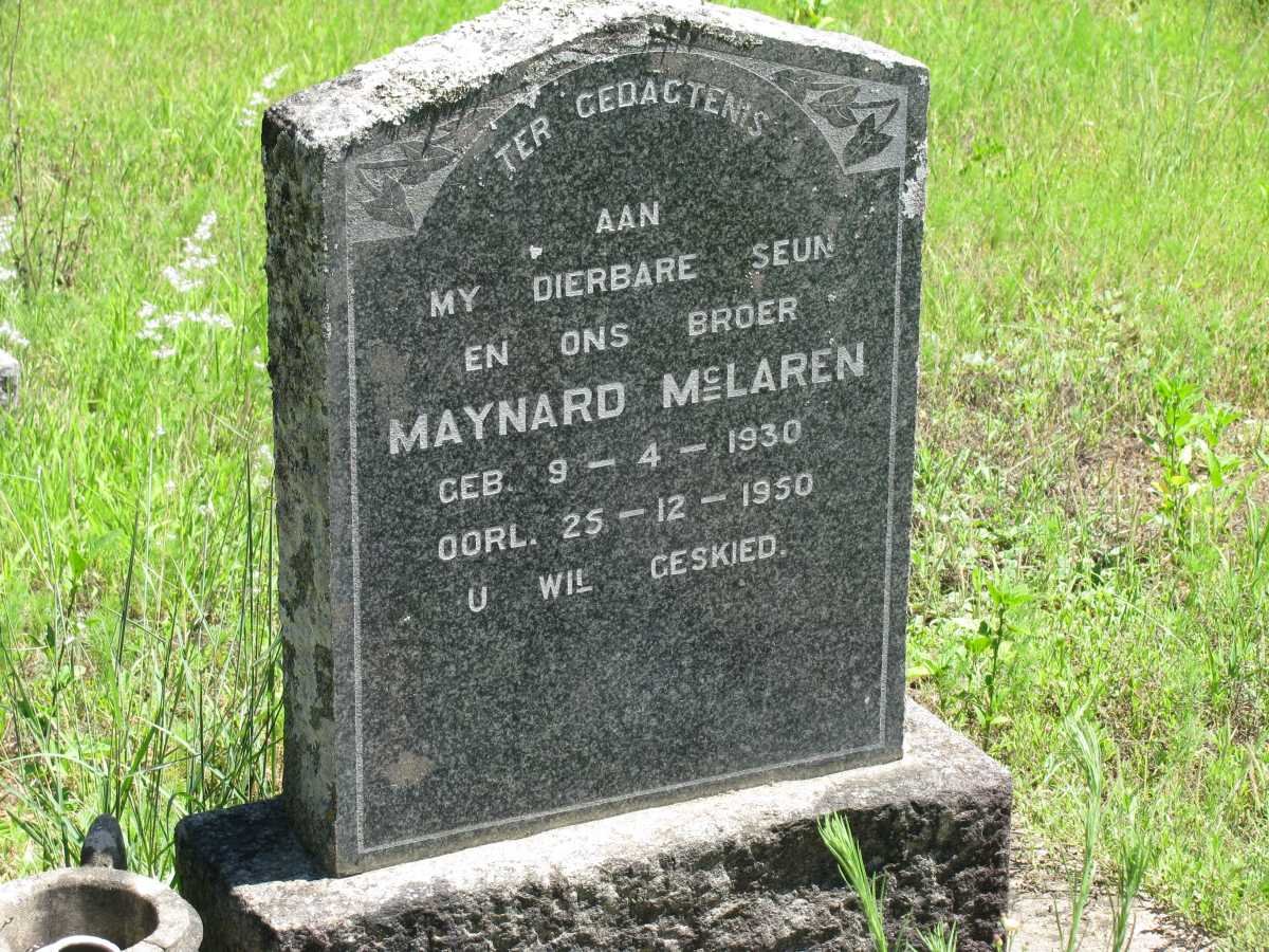 Mc LAREN Maynard 1930-1950