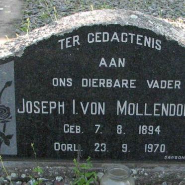MOLLENDORFF Joseph I., von 1894-1970