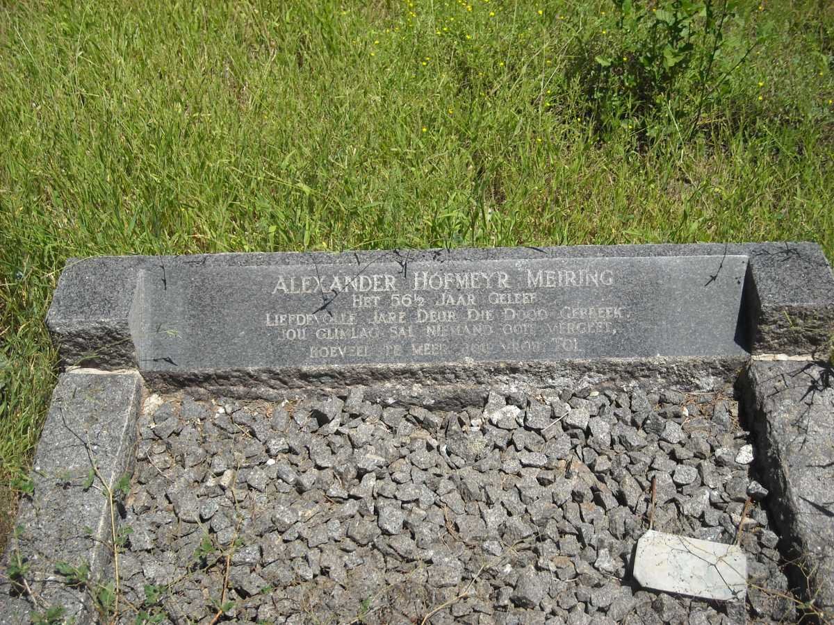 MEIRING Alexander Hofmeyr