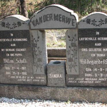 MERWE Willem Schalk, van der 1917-1966 &amp; Hildegarde 1918-1994