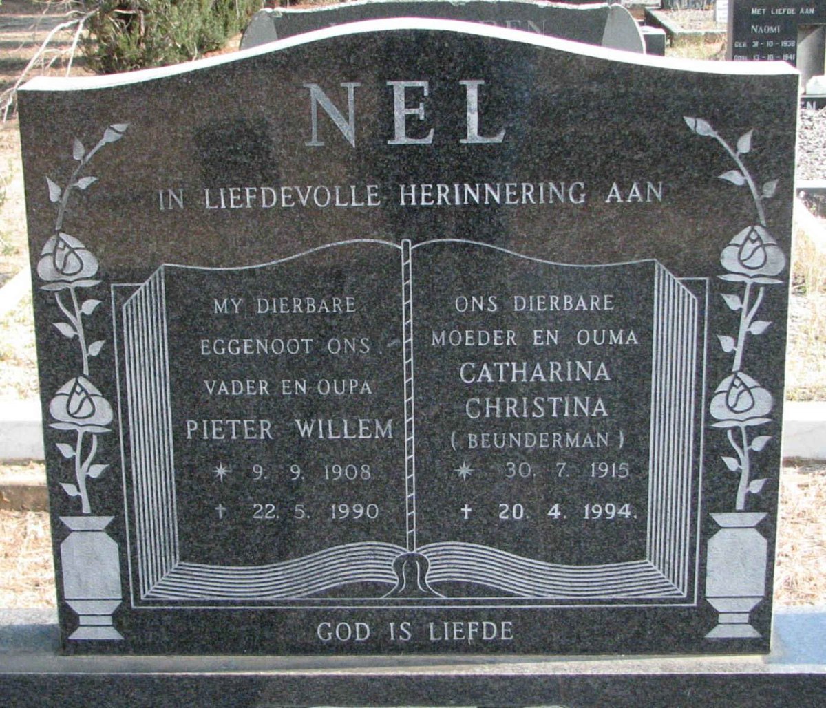 NEL Pieter Willem 1908-1990 &amp; Catharina Christina BEUNDERMAN 1915-1994