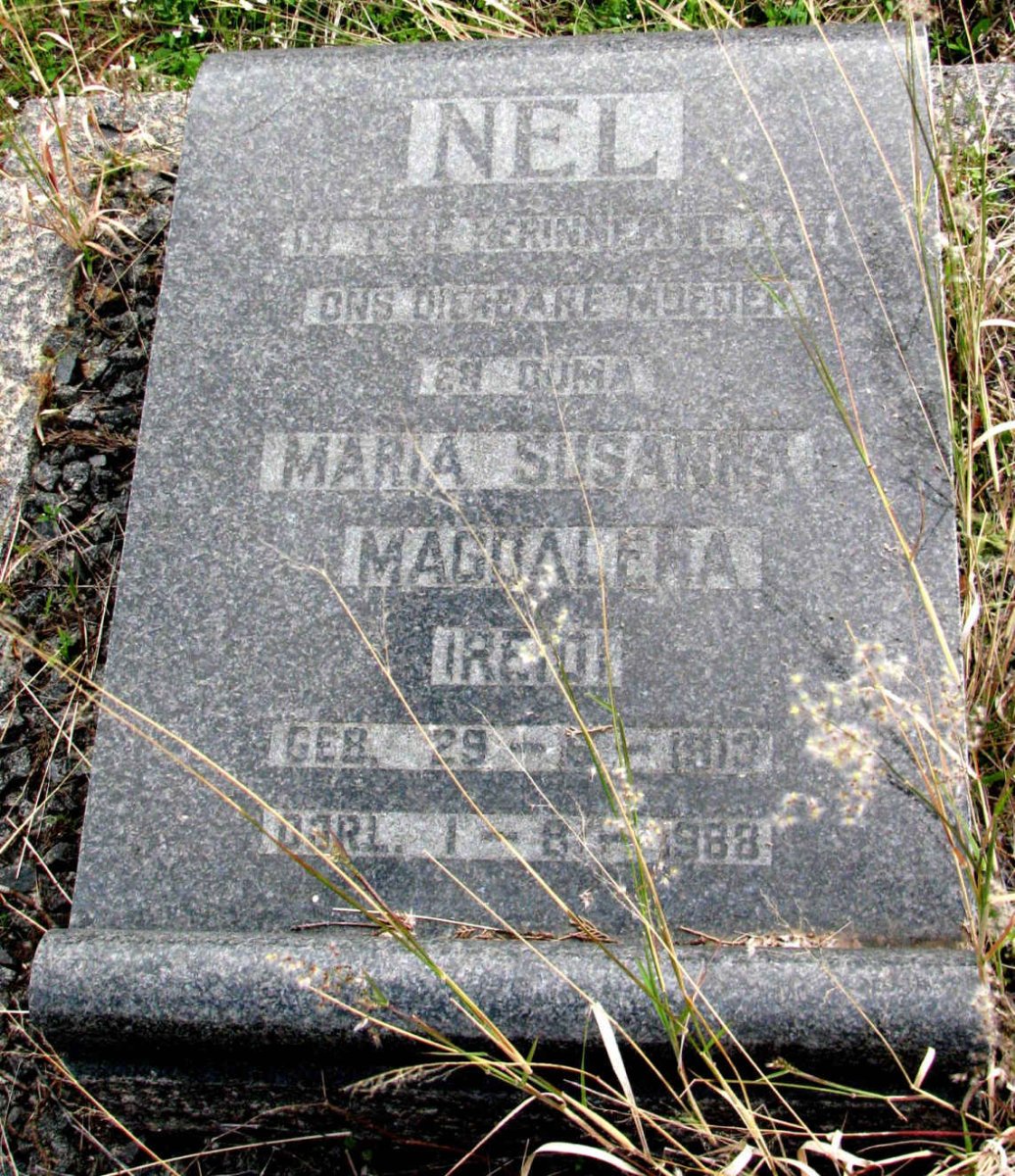 NEL Maria Susanna Magdalena 1913-1988
