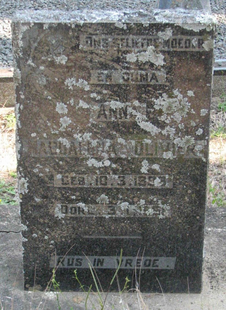 OLIVIER Anna Magdalena 18??-195?