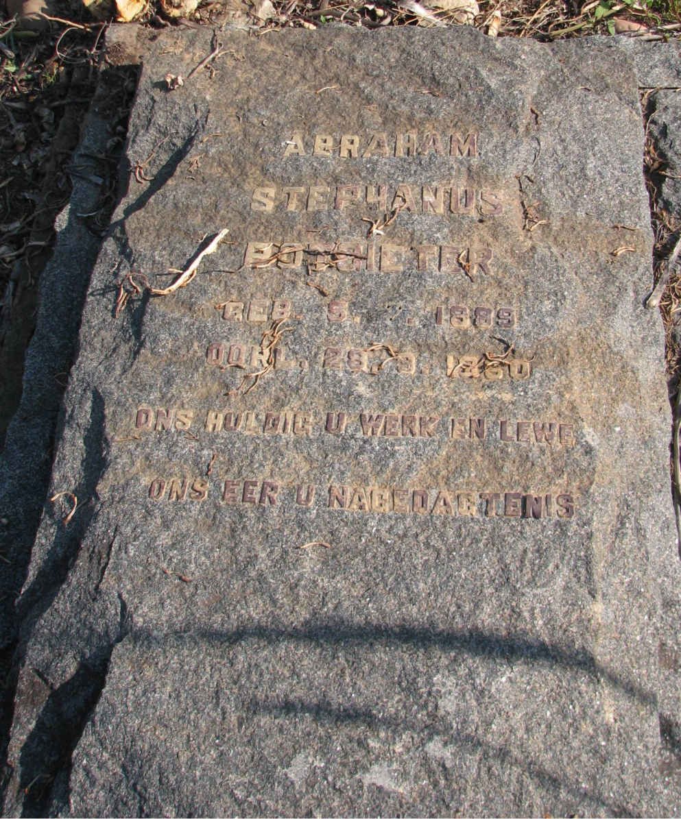 POTGIETER Abraham Stephanus 1889-1960
