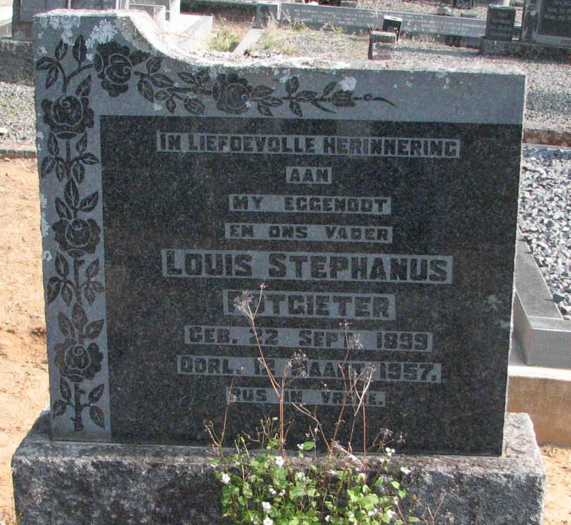 POTGIETER Louis Stephanus 1899-1957