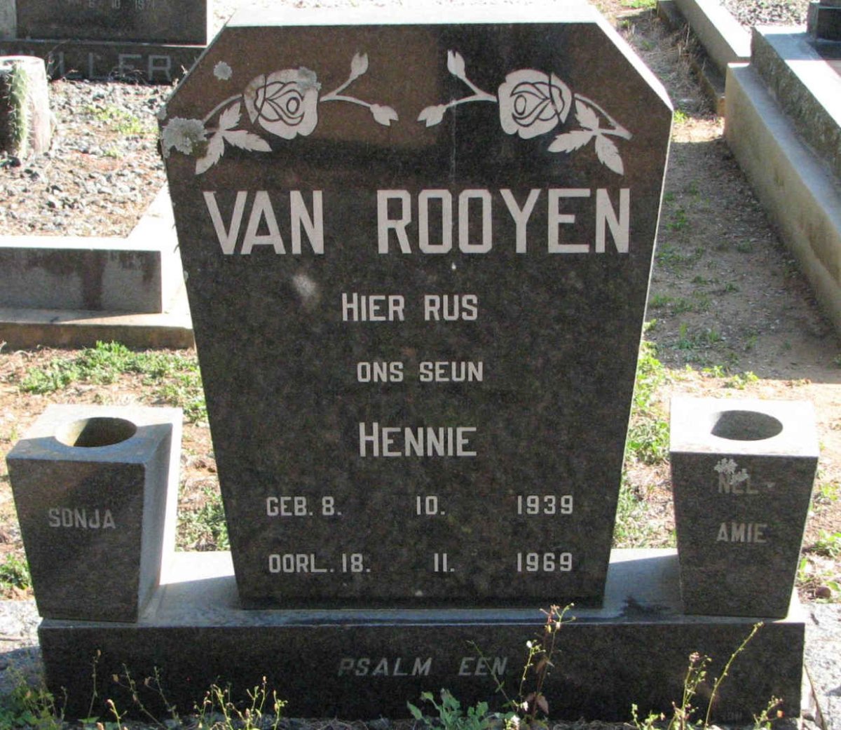 ROOYEN Hennie, van 1939-1969
