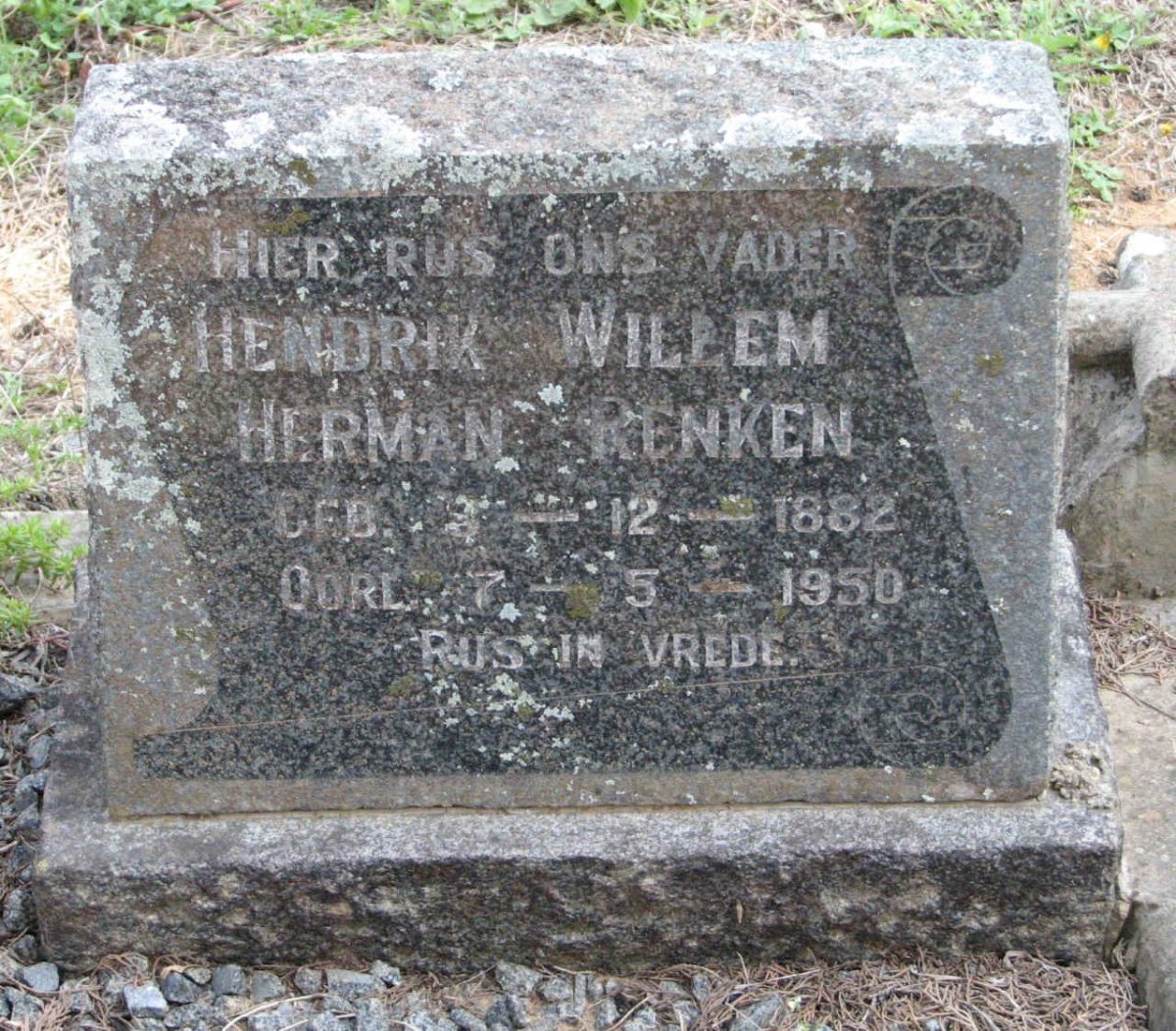 RENKEN Hendrik Willem Herman 1882-1950