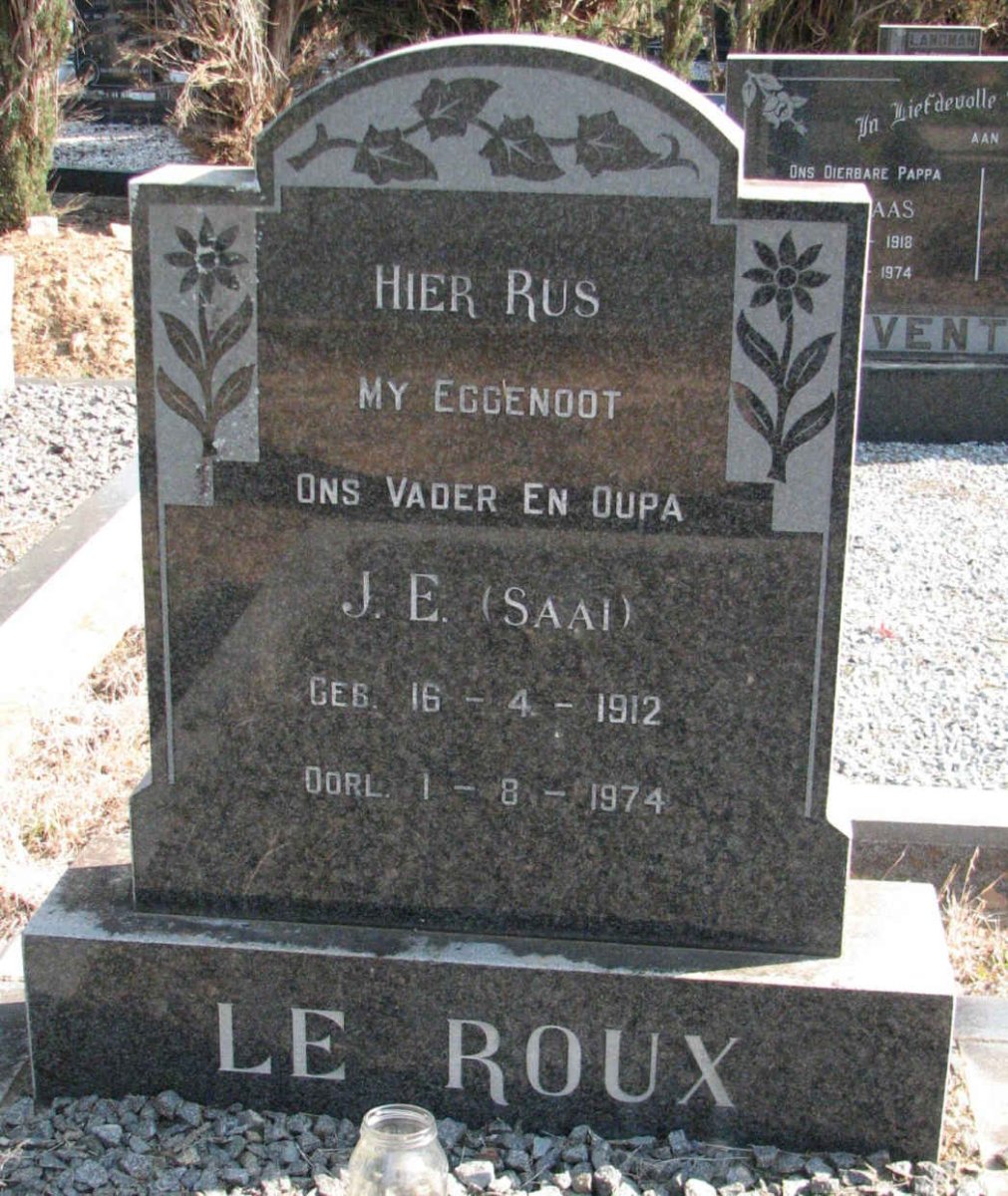 ROUX J.E., le 1912-1974