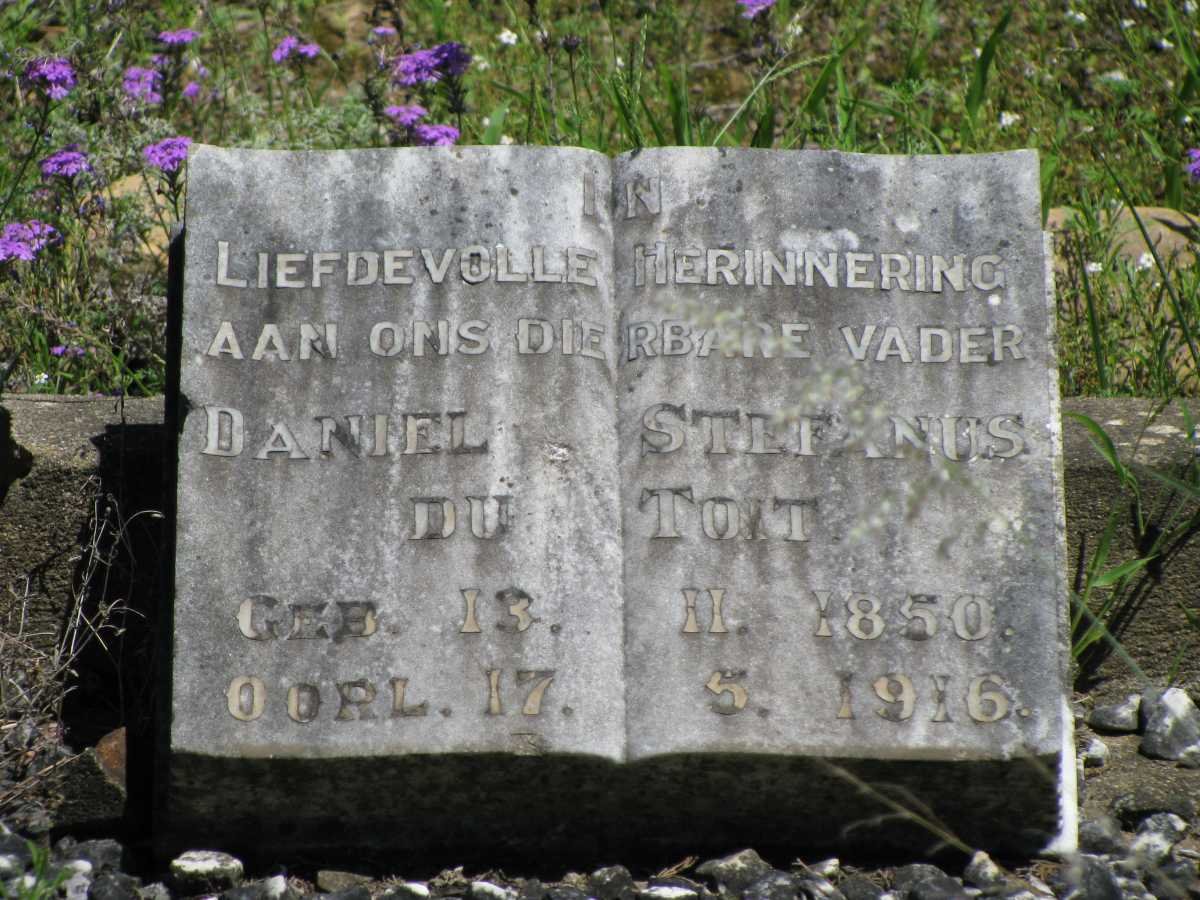 TOIT Daniel Stefanus, du 1850-1916