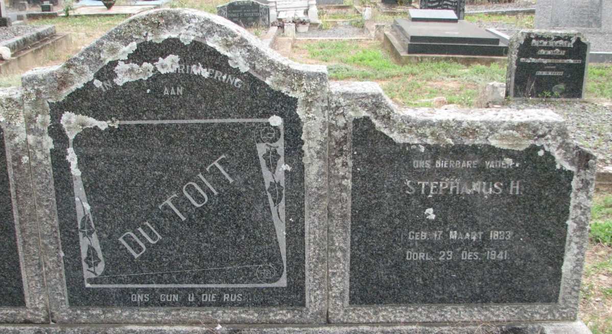 TOIT Stephanus H., du 1883-1941